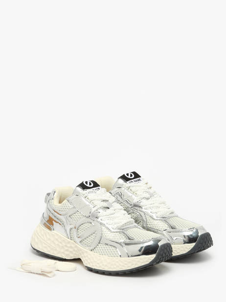 Boots Uit Leder No name Zilver women CRDD04AL ander zicht 1